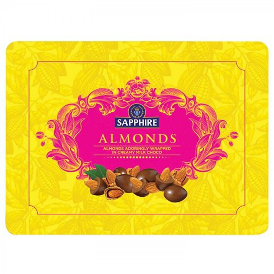 Sapphire  Almonds Chocolate - Wrapped In Creamy Milk Choco