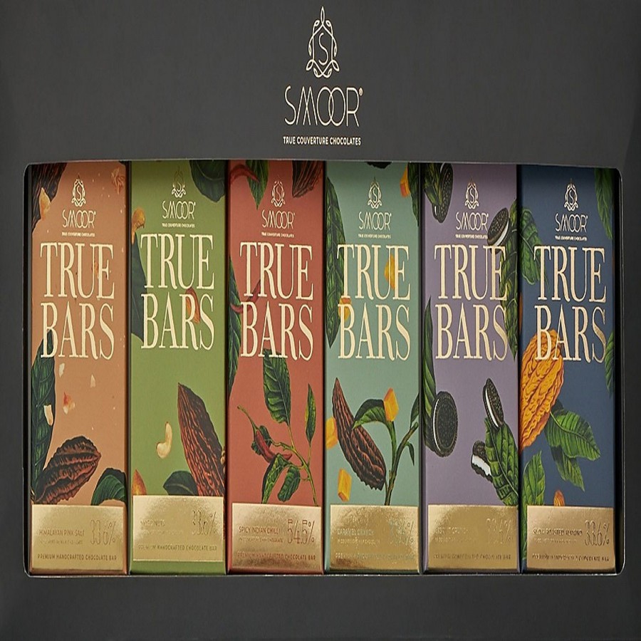 Smoor True Bars Chocolate - With No Added Sugar