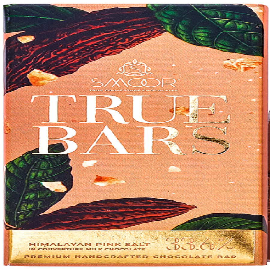 Smoor True Bars Milk Chocolate - Himalayan Pink Salt