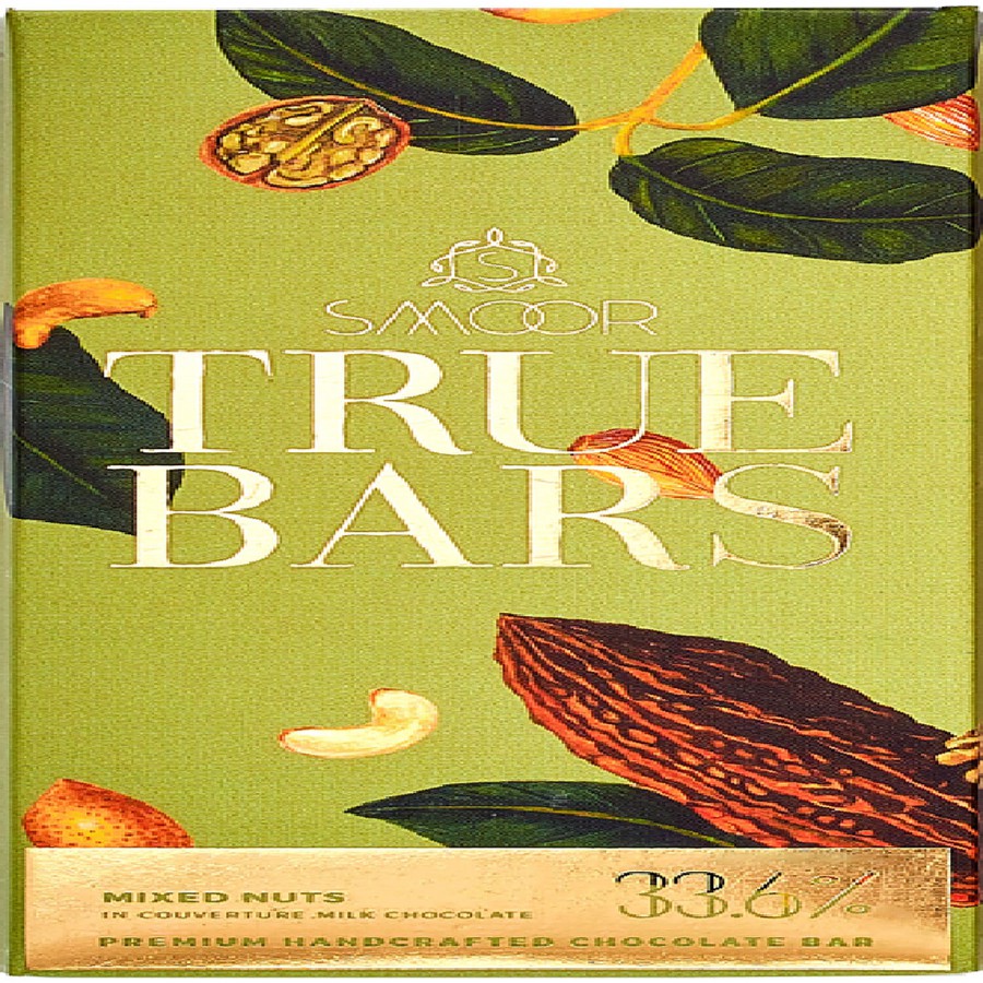 Smoor True Bars Milk Chocolate - Mixed Nuts