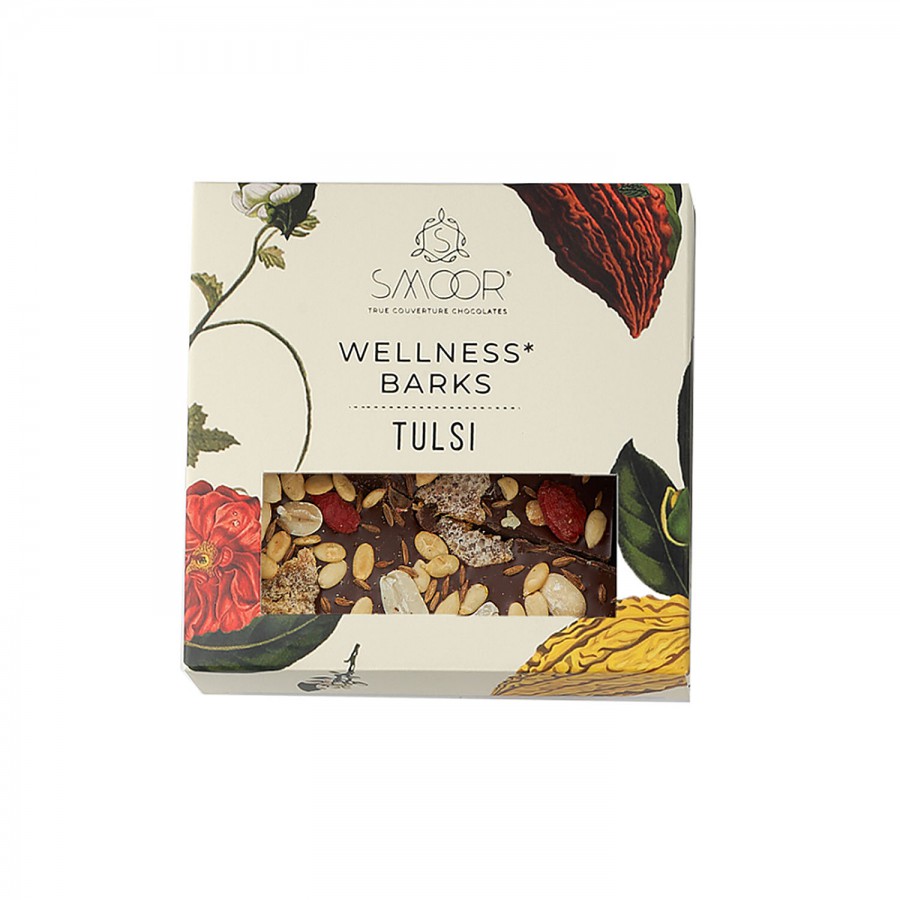 Smoor True Couverture Chocolates Wellness Barks - Tulsi