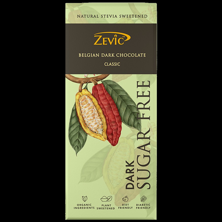 Zevic Premium Stevia Chocolate - Plain Classic