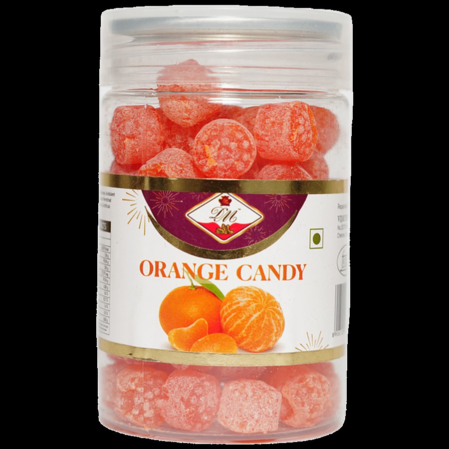 DON MONTE Orange Candy - Sweet & Tangy Flavoured Toffee