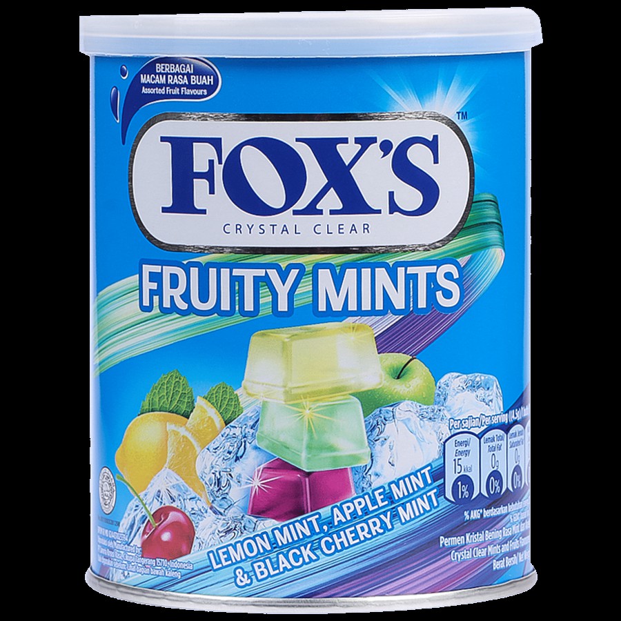 Fox'S Crystal Clear Candy - Mint Flavored