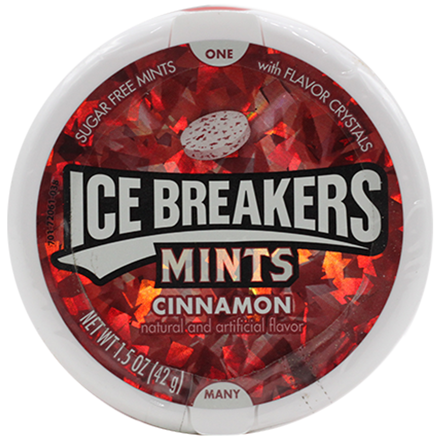 Ice Breakers Sugar Free Mints - Cinnamon