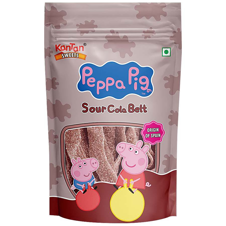 KANTAN SWEETS Peppa Pig - Sour Cola Belt