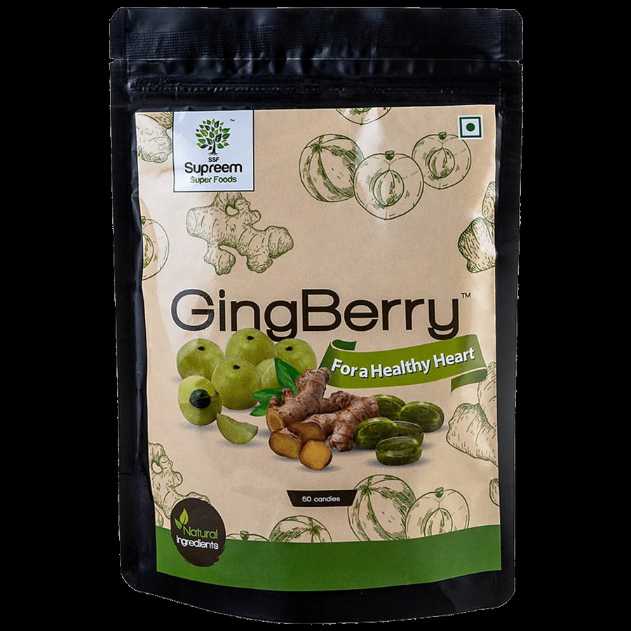 Supreem Super Foods Gingberry - Healthy Heart Candy