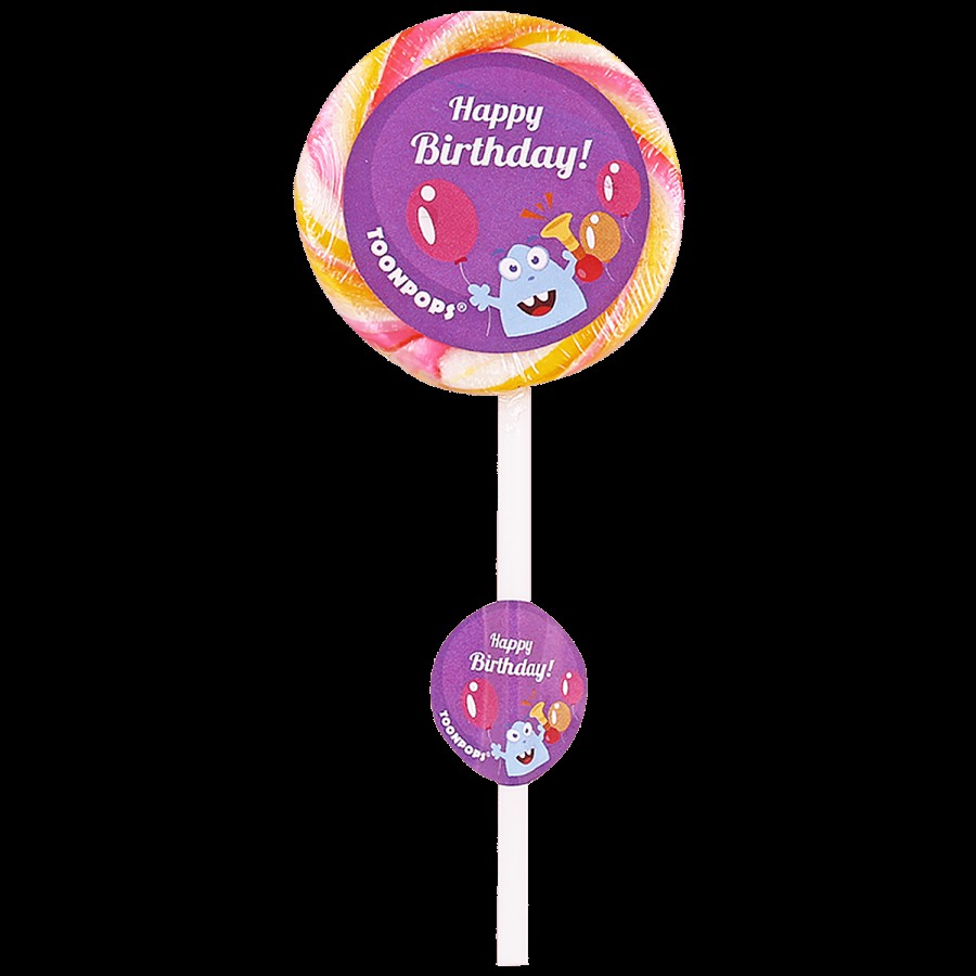 Toonpops 2.5" Happy Birthday