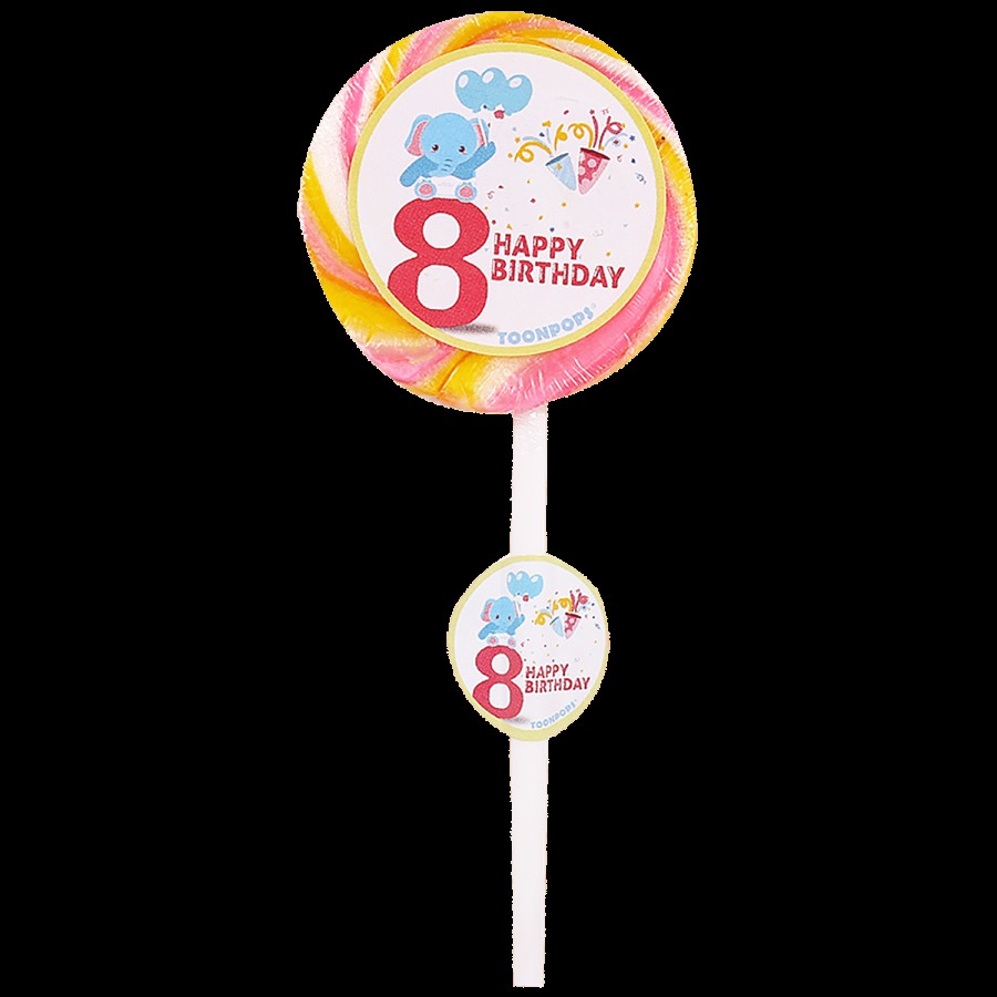 Toonpops Candy Swirl Lollipop - 1.5"