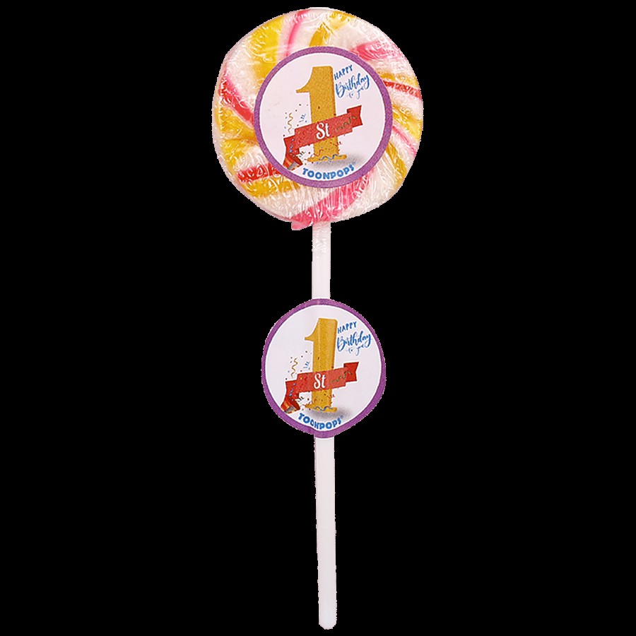 Toonpops Candy Swirl Lollipop - 2.5"