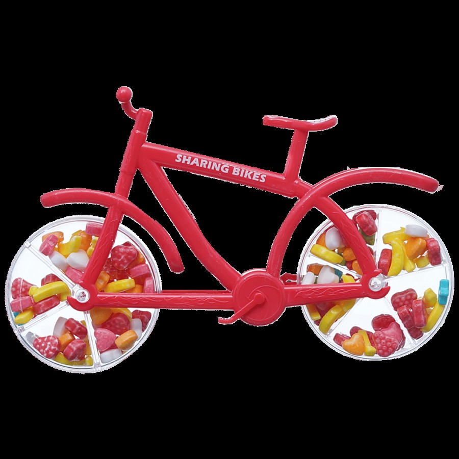 Toy Candy Bicycle Red Glucose Candy For Kids