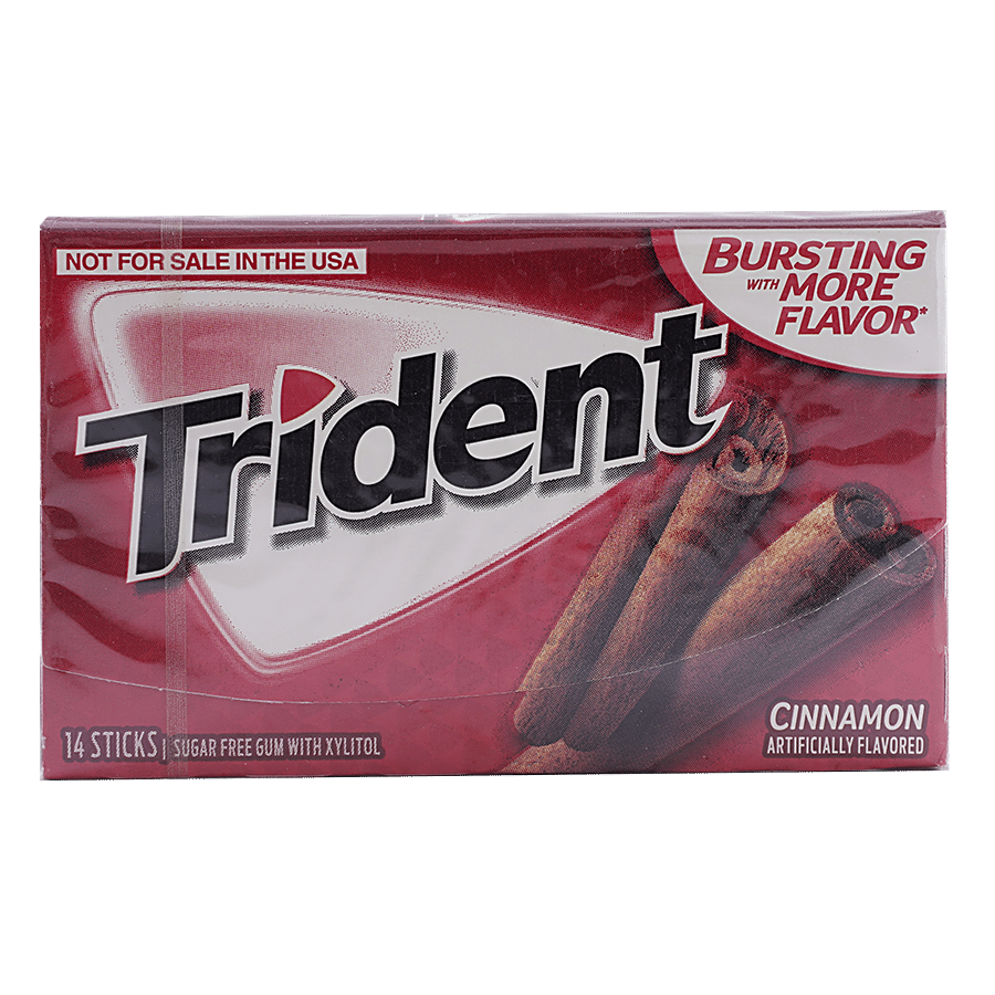 Trident Chewing Gum - Cinnamon Flavoured