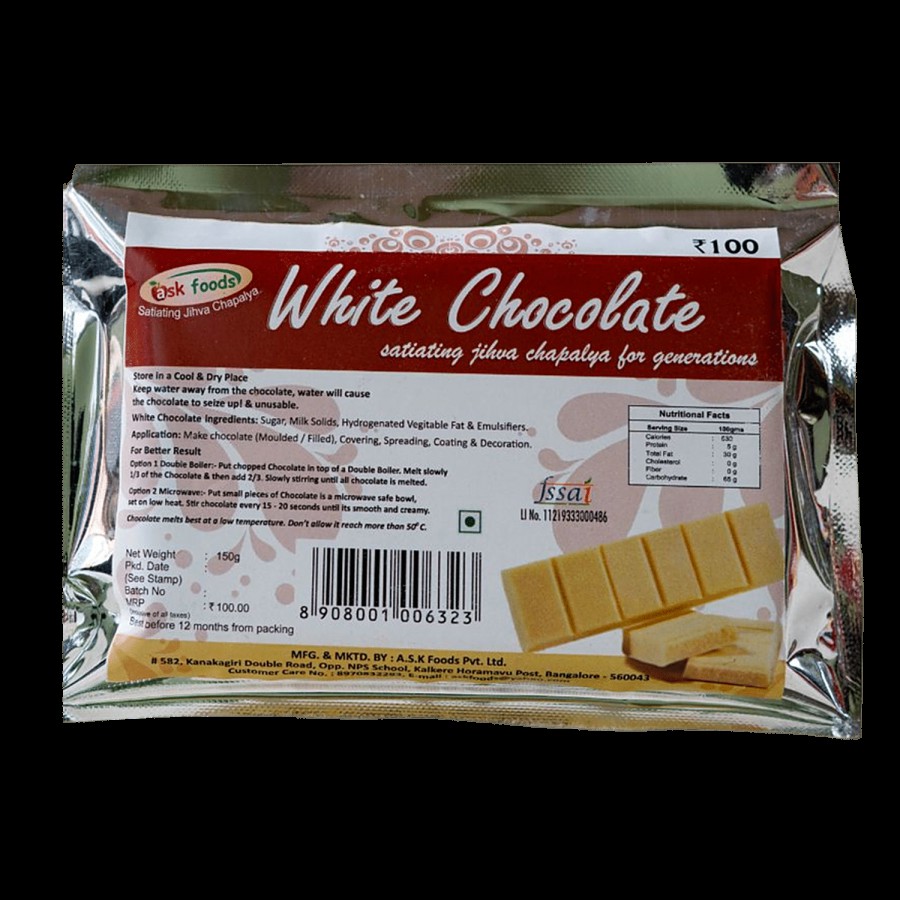 Ask Foods White Chocolate