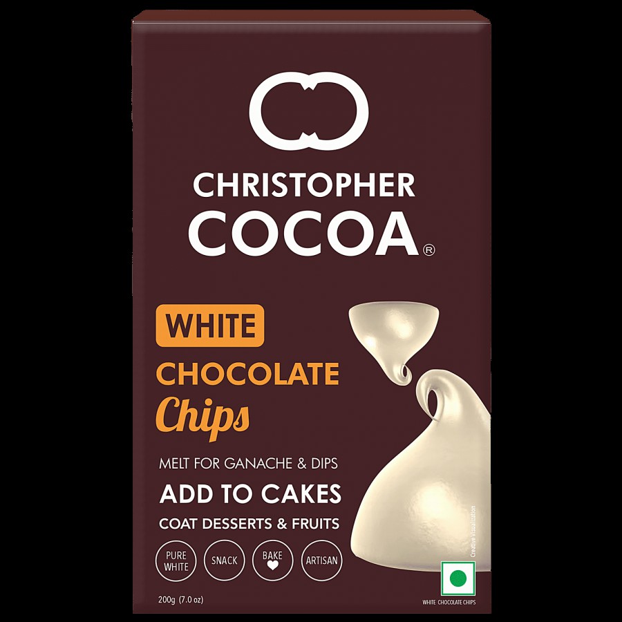 Christopher Cocoa White Chocolate Choco Chips