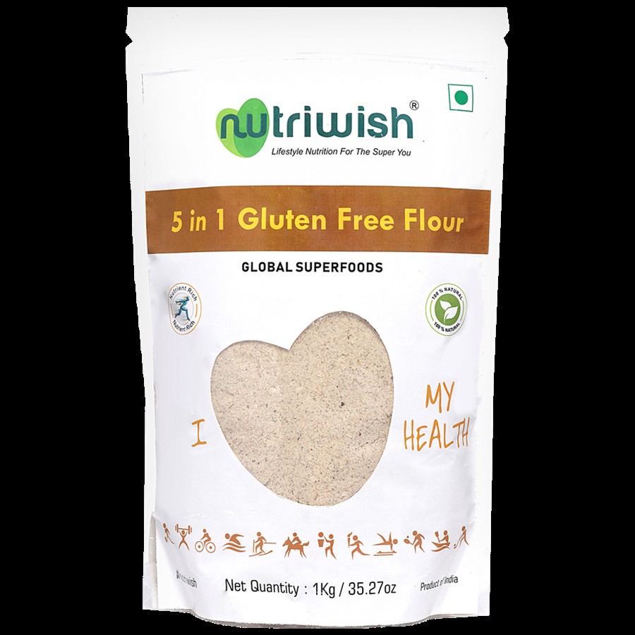 Nutriwish 5-in-1 Gluten Free Flour