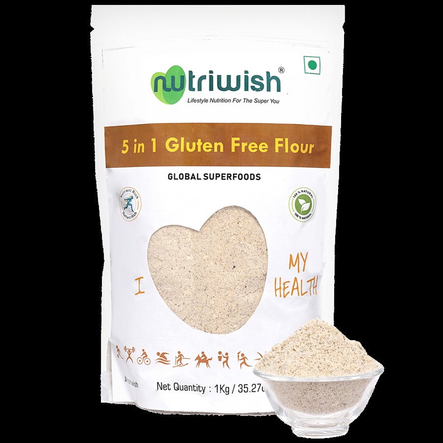 Nutriwish 5-in-1 Gluten Free Flour