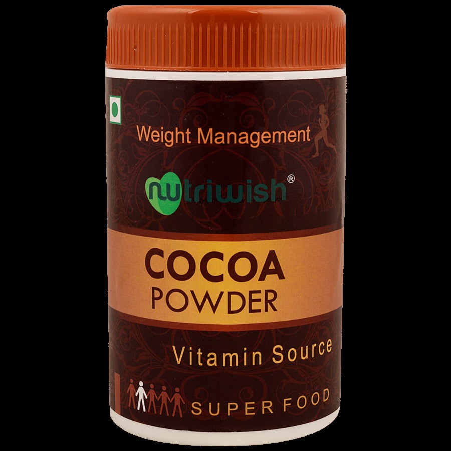 Nutriwish Cocoa Powder Super Food - Rich Source Of Vitamin