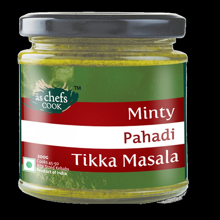 AS CHEFS COOK Minty Pahadi Tikka Masala