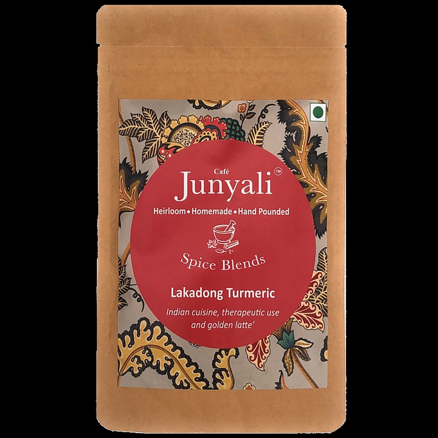 Cafe Junyali Lakadong Turmeric For Therapeutic Use & Golden Latte