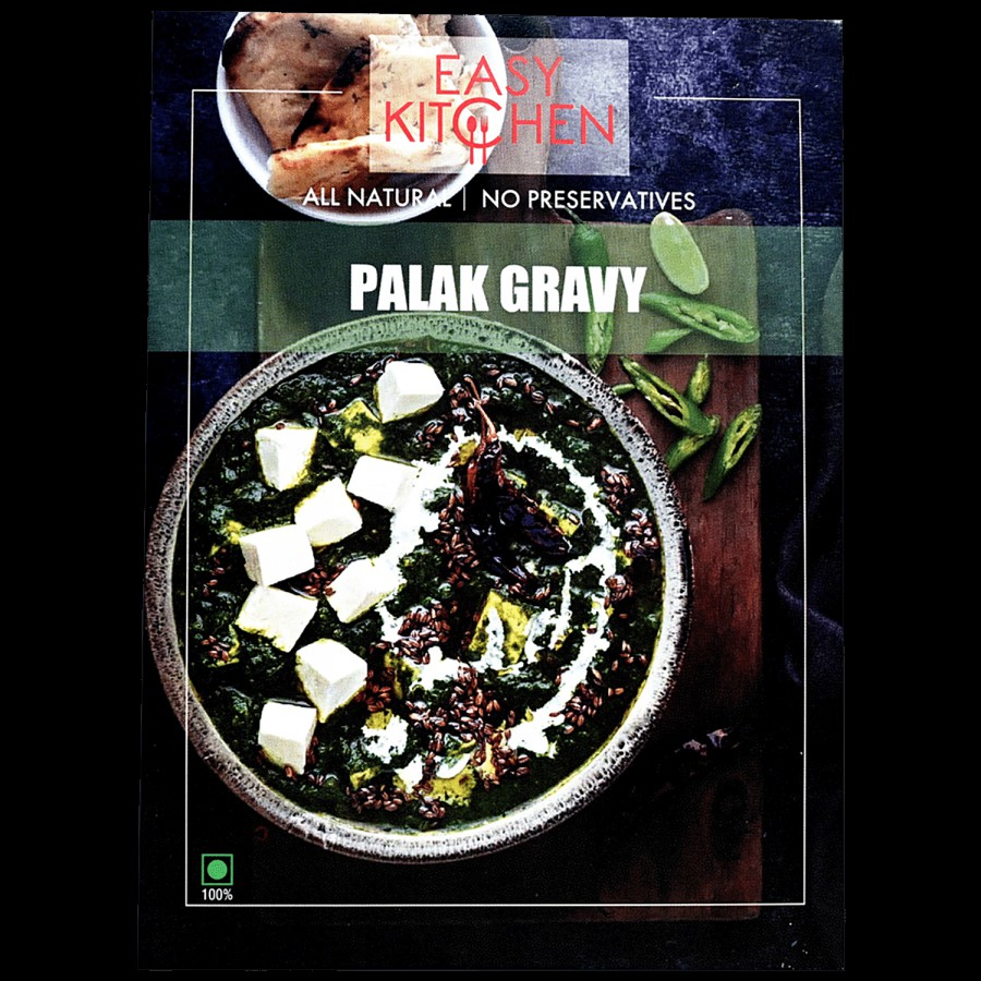 Easy Kitchen Palak Gravy - Ready To Cook