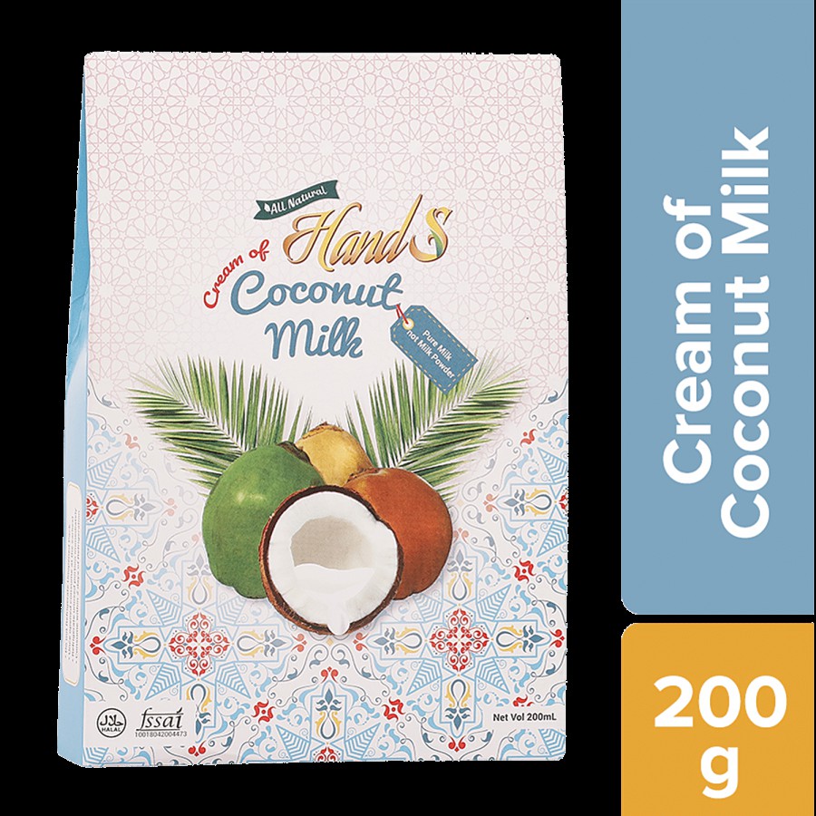 HandS Cream Of Coconut Milk - 6% Fat