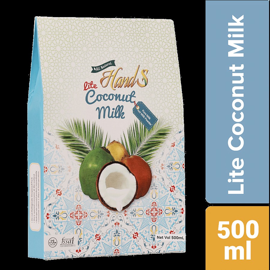 HandS Lite Coconut Milk - 12% Fat