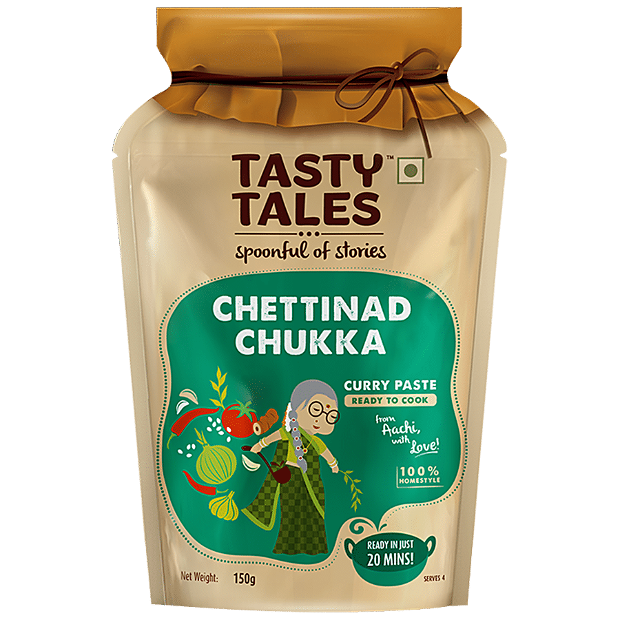 Tasty Tales Ready To Cook Curry Paste - Chettinad Chukka