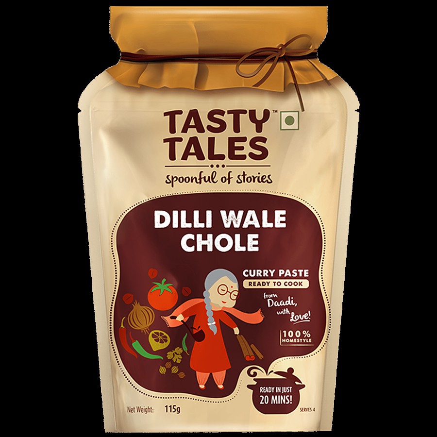 Tasty Tales Ready To Make Curry Paste - Dilli Wale Chole