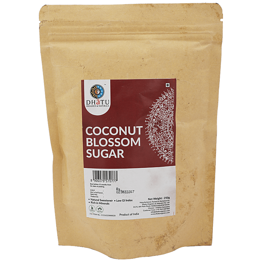 Dhatu Organics & Naturals Coconut Blossom Sugar