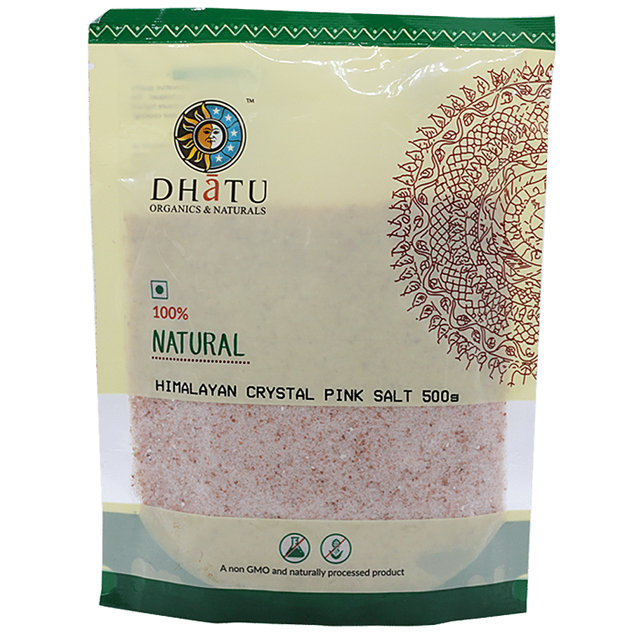 Dhatu Organics & Naturals Himalayan Crystal Pink Salt