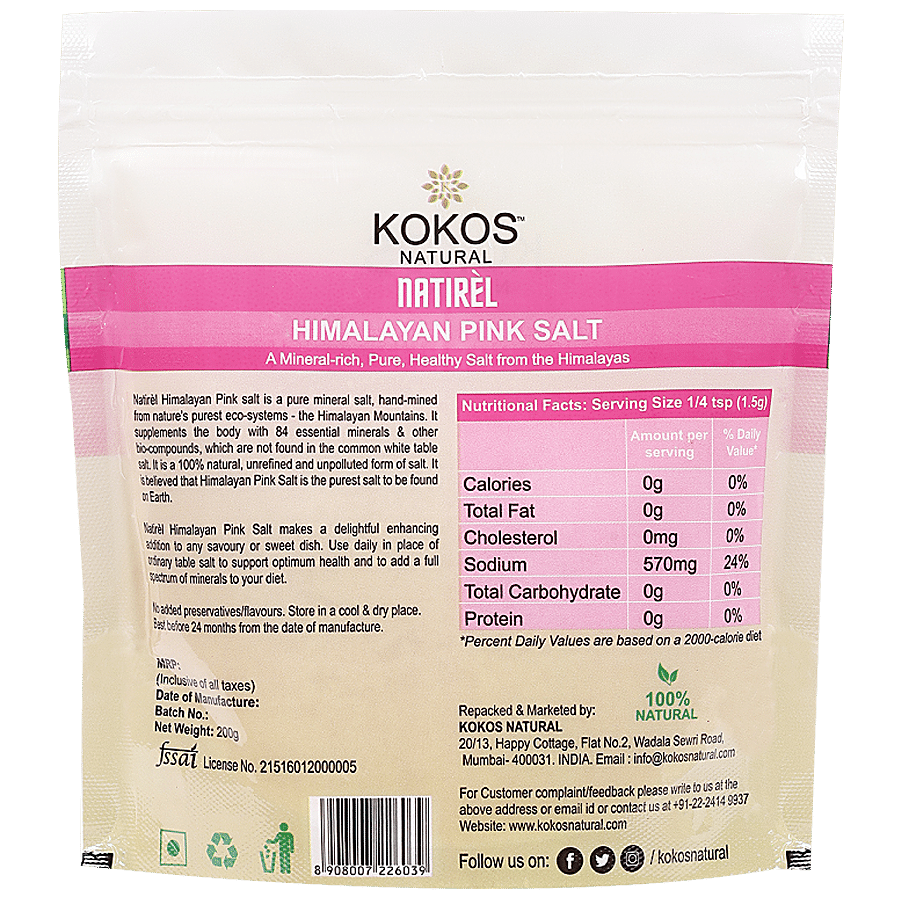 Kokos Natural Natirel Himalayan Pink Salt