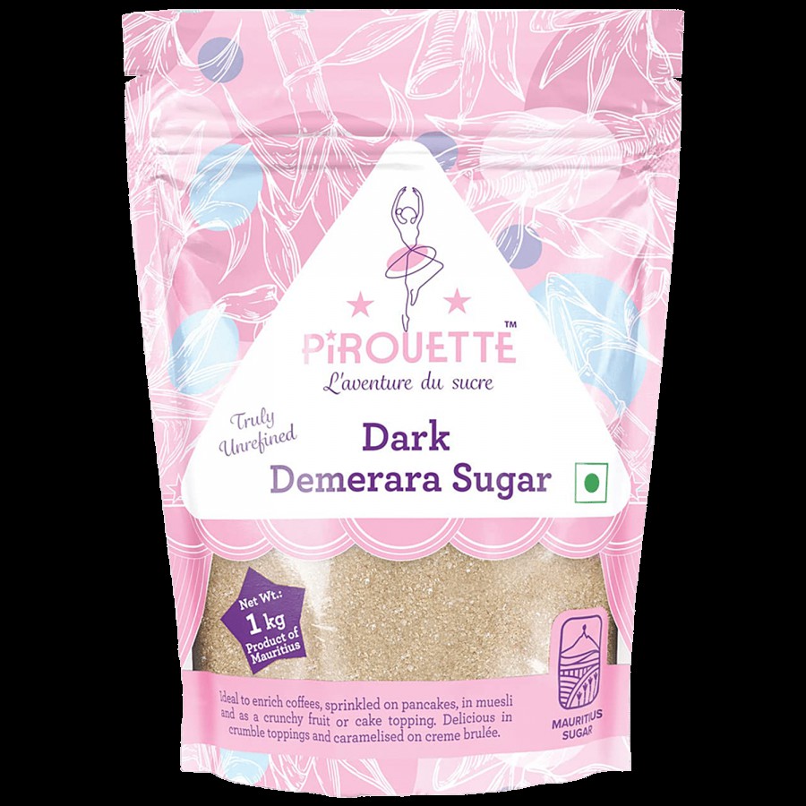 Pirouette Dark Demerara Sugar - Unrefined