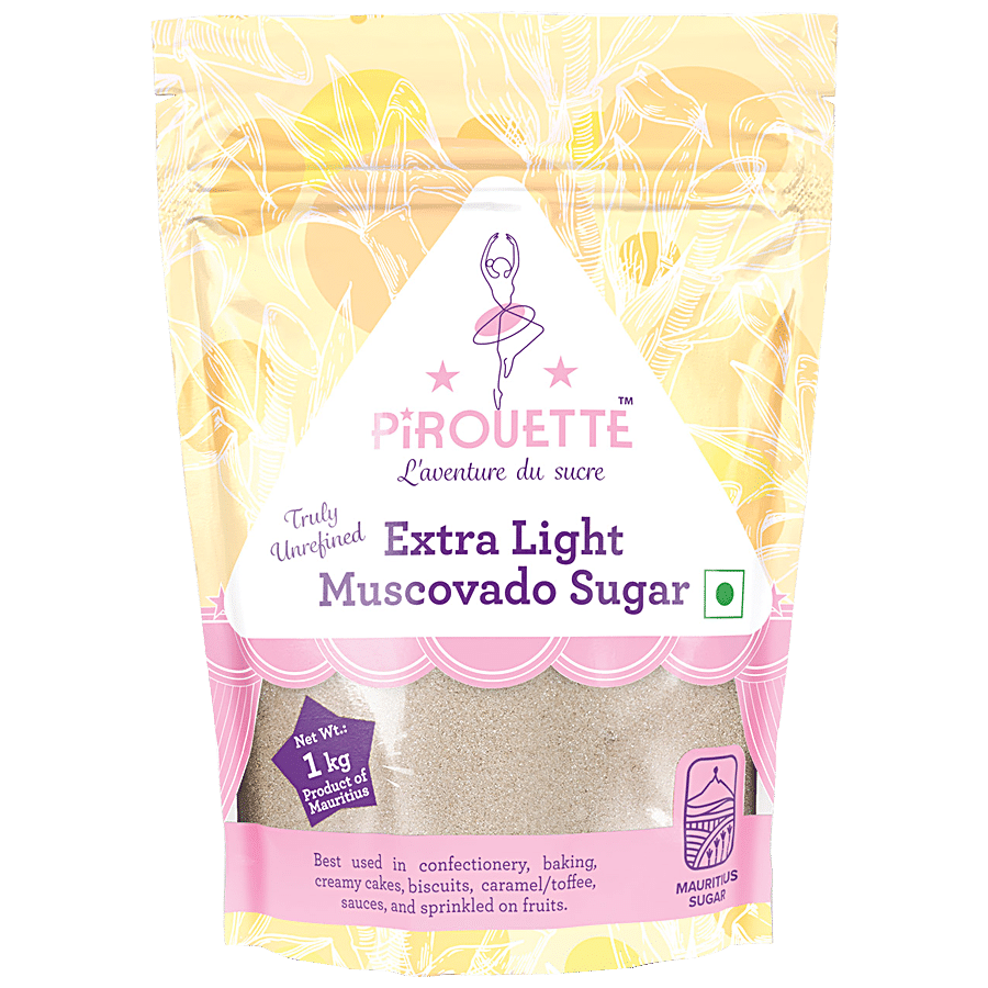 Pirouette Extra Light Muscovado Sugar - Unrefined