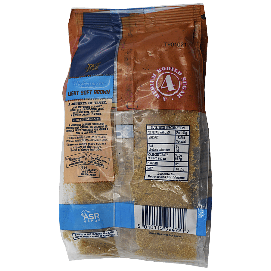 Tate & Lyle Light Soft Brown Cane Sugar