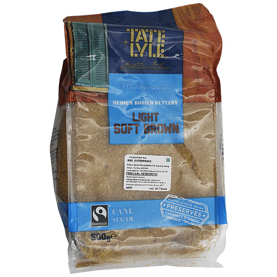 Tate & Lyle Light Soft Brown Cane Sugar