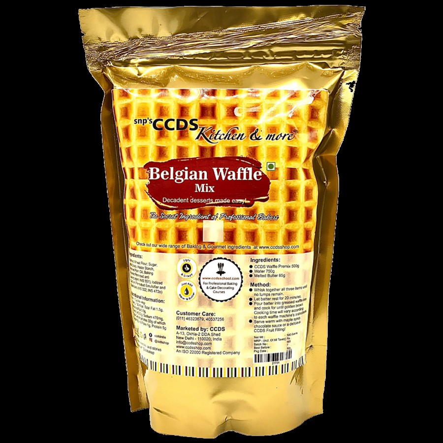 CCDS Belgian Waffle Mix