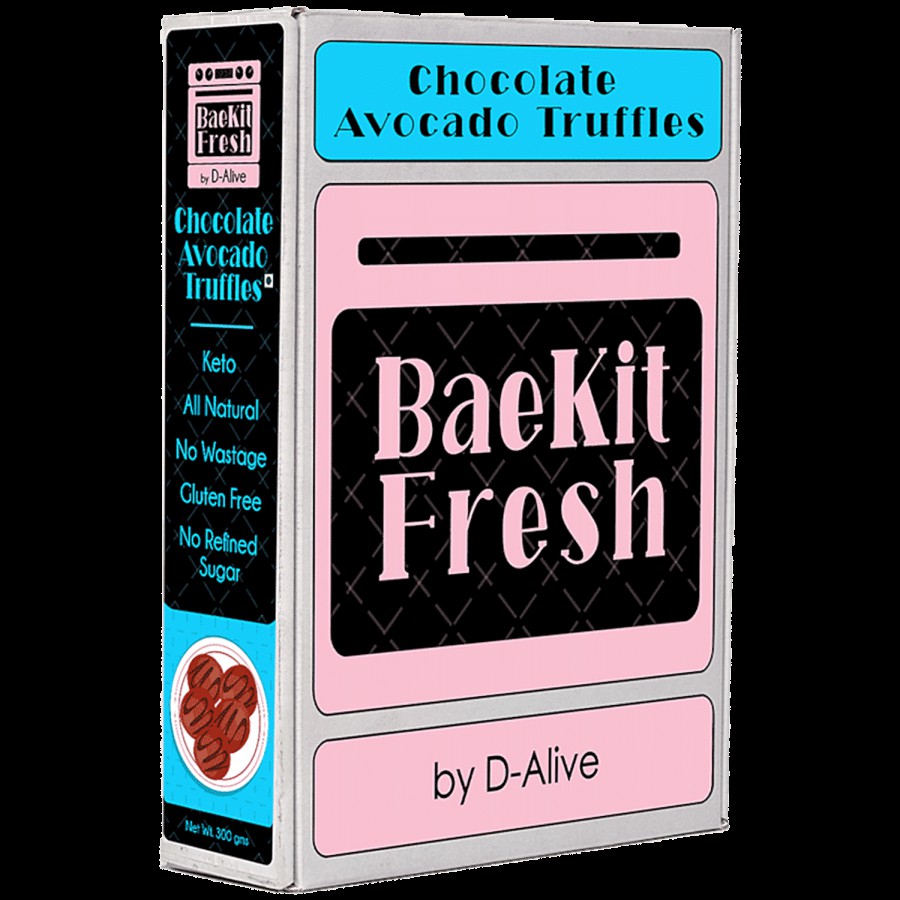 D-Alive BaeKit Fresh Chocolate Avocado Truffles - DIY Baking Kit