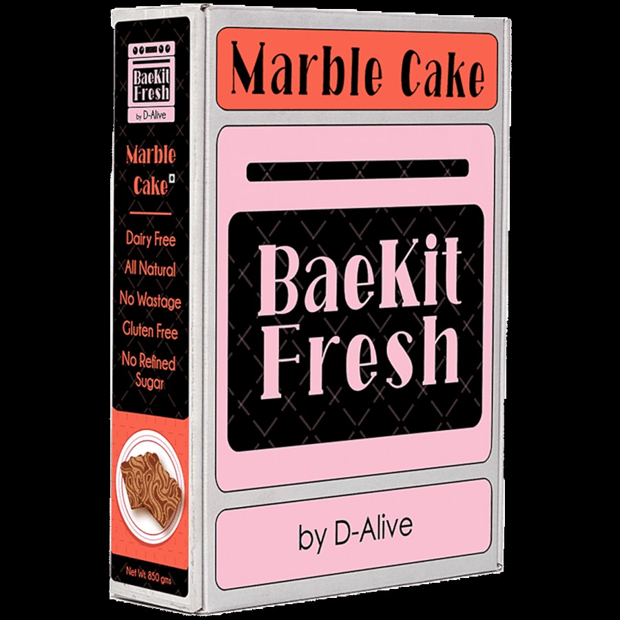 D-Alive BaeKit Fresh Marble Cake - DIY Baking Kit