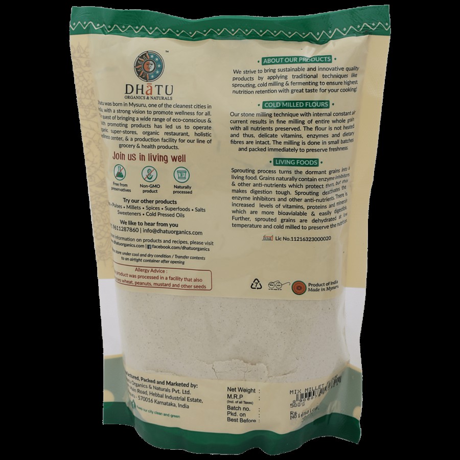 Dhatu Organics & Naturals Organic Mixed Millet Flour