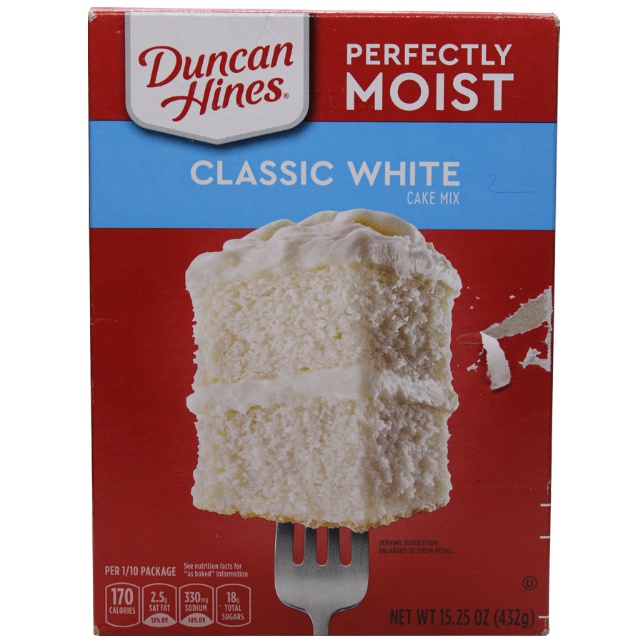 Duncan Hines Perfectly Moist Classic White Cake Mix - Imported