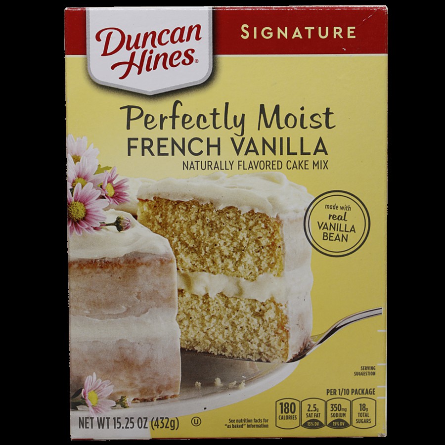 Duncan Hines Signature Perfect Moist French Vanilla Cake Mix - Imported