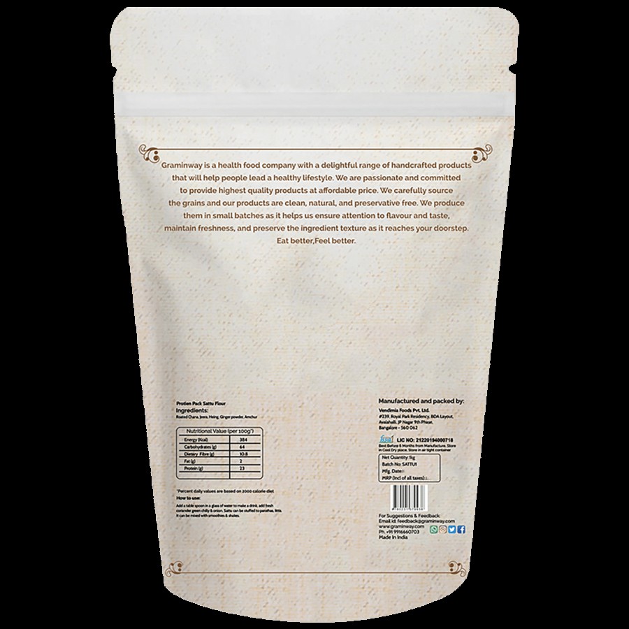 Graminway From The Roots - Peotien Pack Sattu Flour