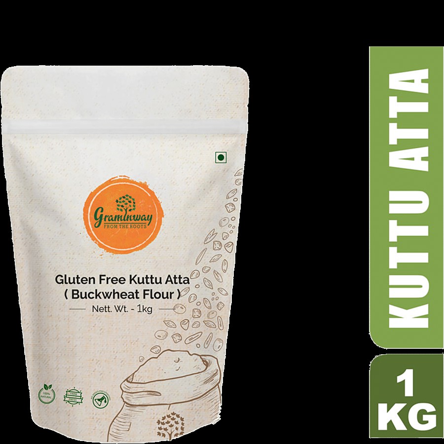 Graminway Kuttu Atta / Buckwheat Flour - Healthy Alternative To Wheat Flour