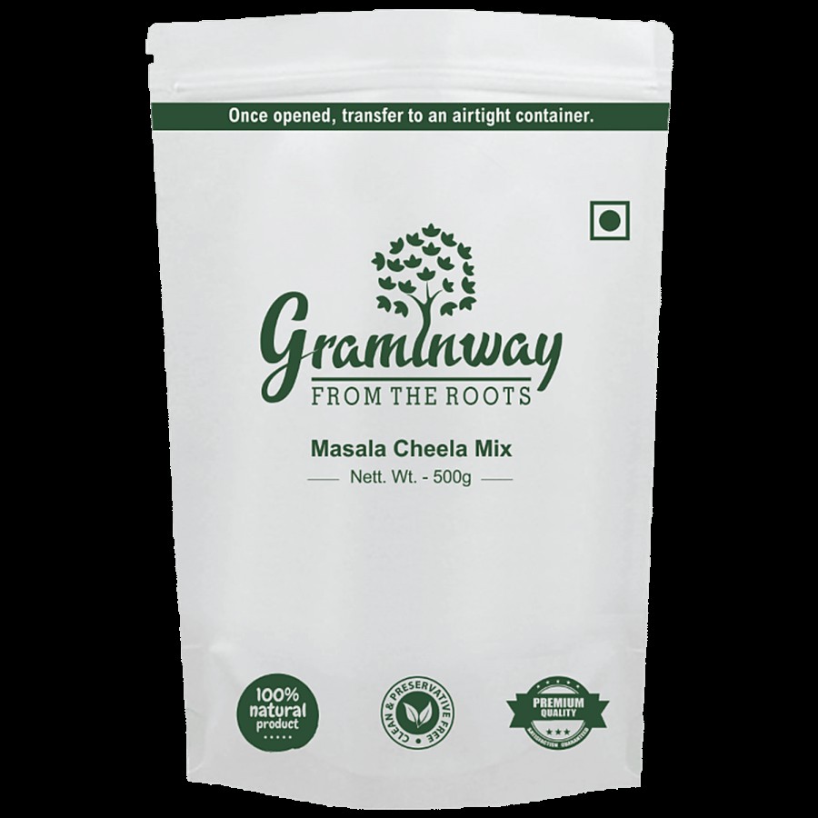 Graminway Masala Cheela Mix - Spices Blended Whole Wheat Flour