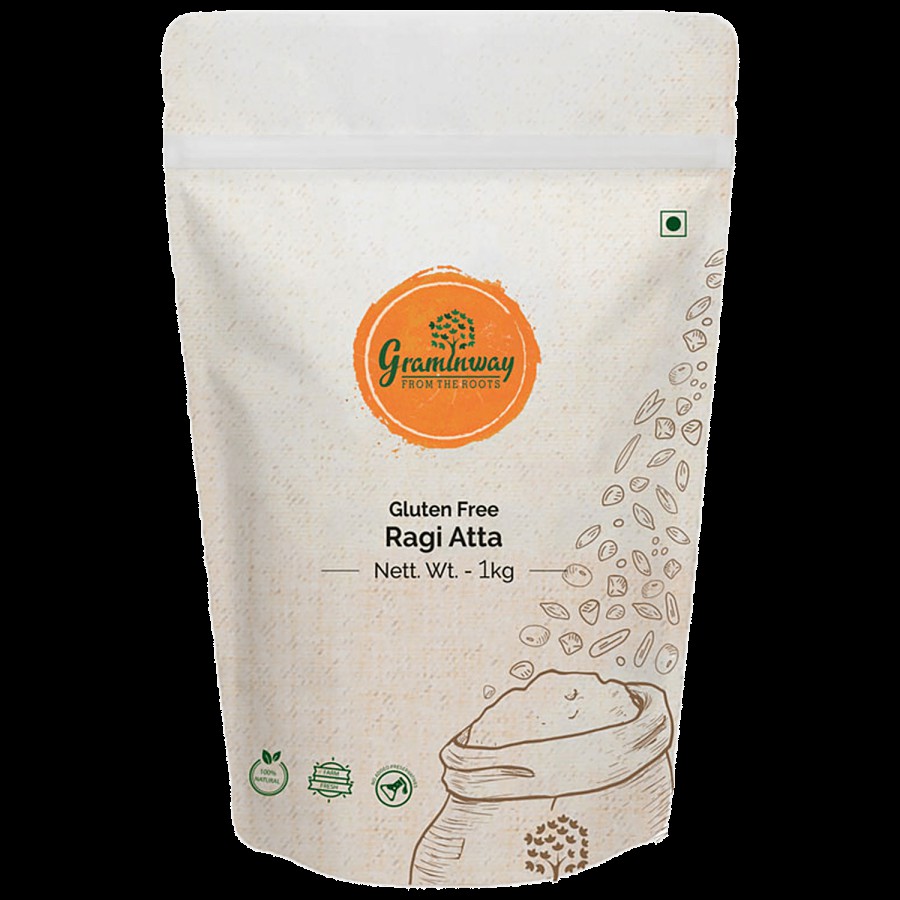 Graminway Ragi Atta /Finger Millet Flour - Gluten Free