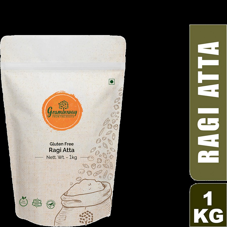 Graminway Ragi Atta /Finger Millet Flour - Gluten Free