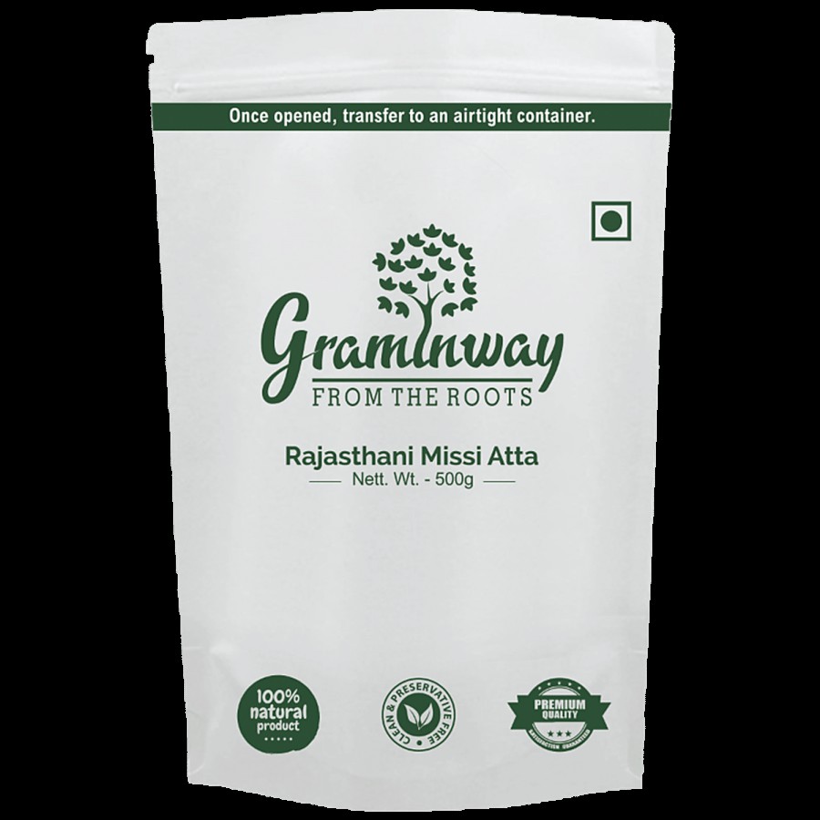 Graminway Rajasthani Missi Atta - Traditional Bread Mix Flour Blend