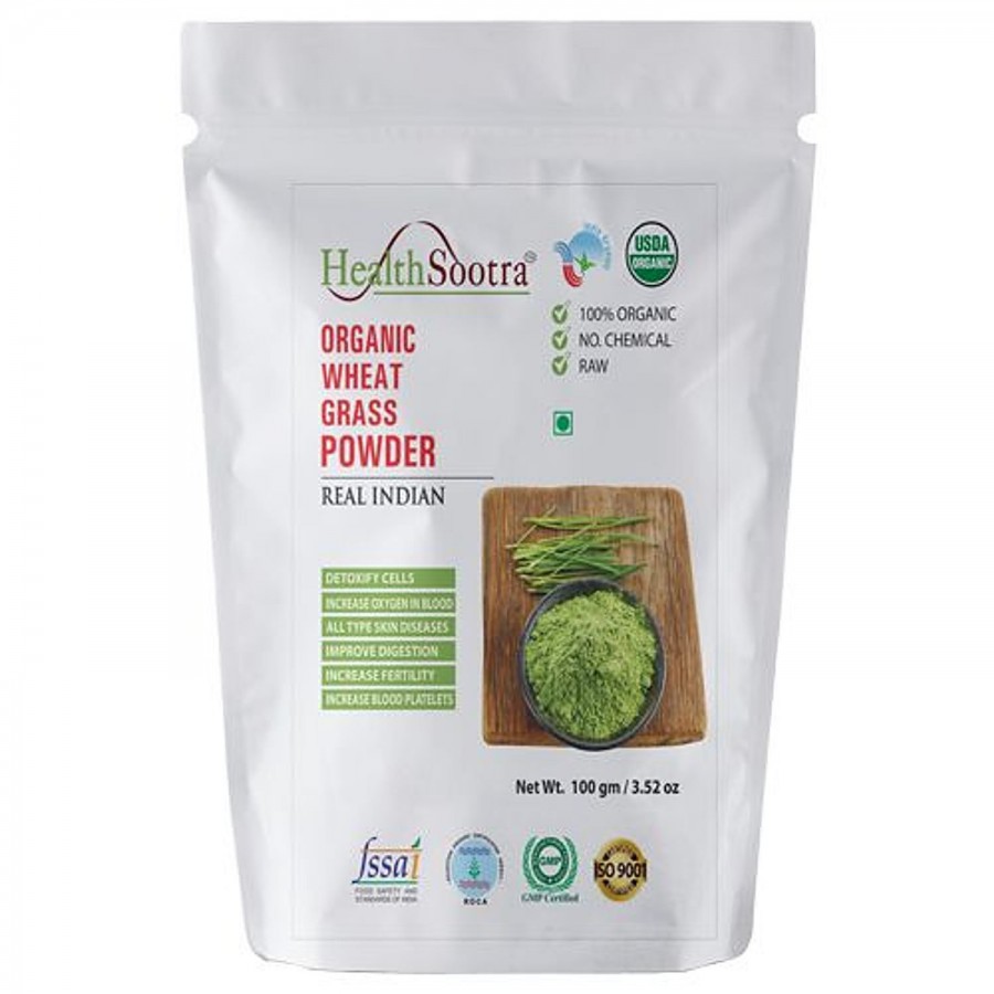 Healthsootra Powder - Wheat Grass