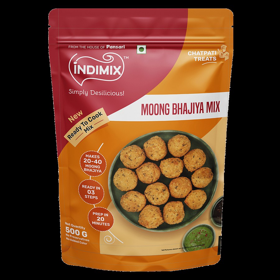 INDIMIX Moong Bhajiya Mix - Ready To Cook