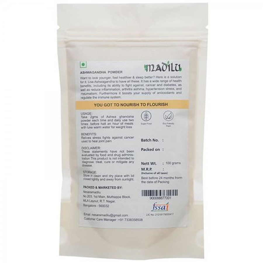 Madilu ASHWAGANDHA POWDER